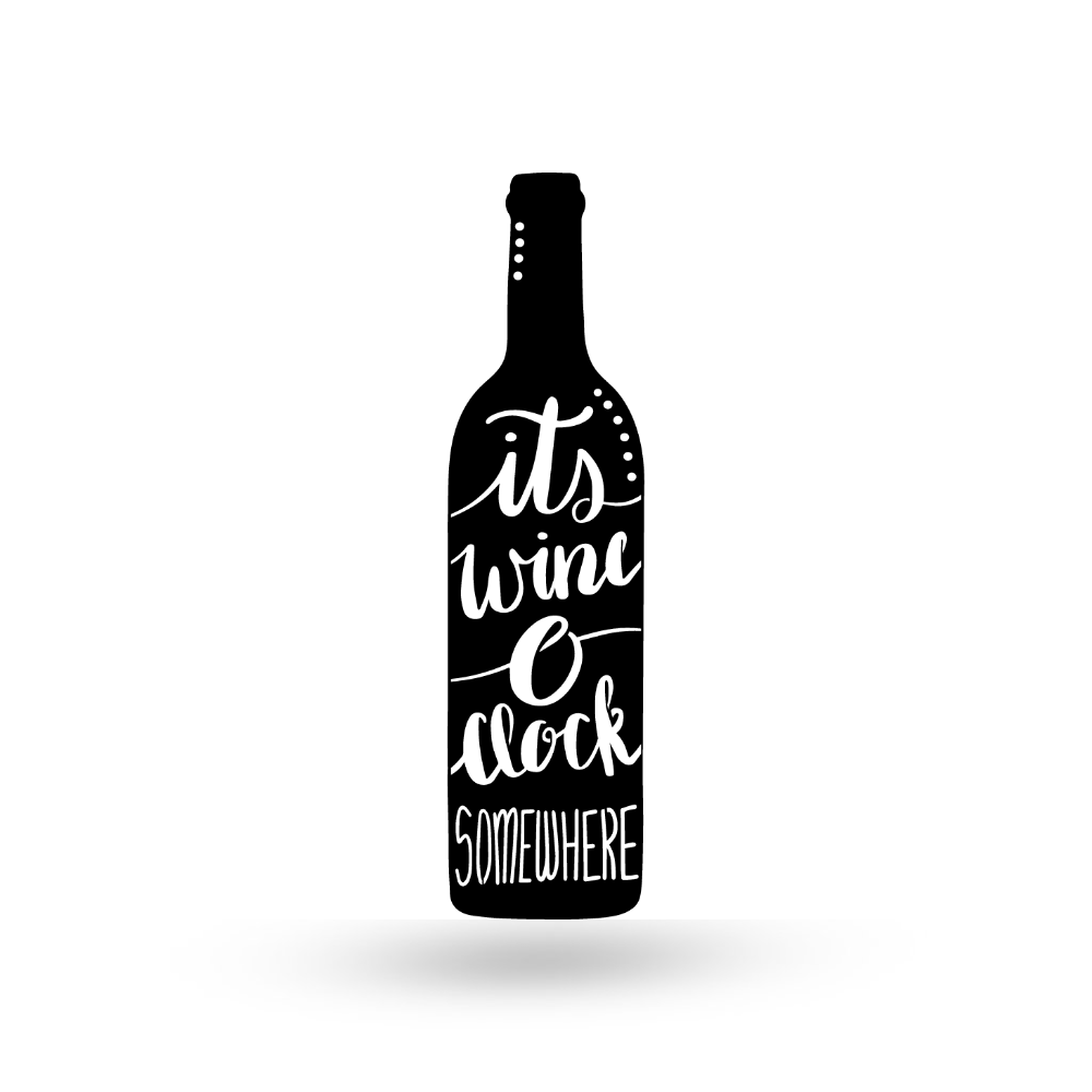 It's Wine O'Clock Somewhere - 12 ounce Double wall vacuum